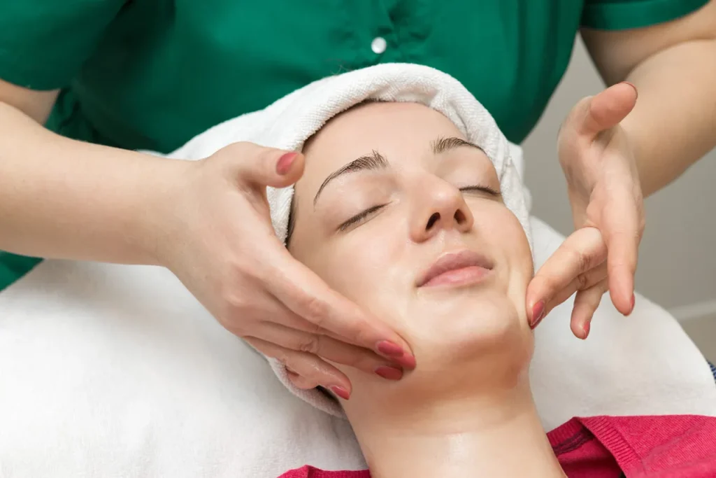 Professional facial treatment at Ilse Skincare