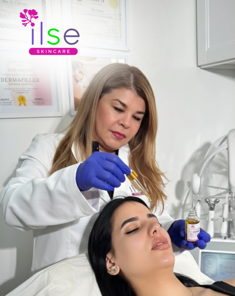 Professional facial treatment at Ilse Skincare